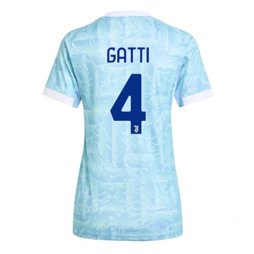 Juventus Federico Gatti #4 Fußballbekleidung Auswärtstrikot Damen 2025-26 Kurzarm